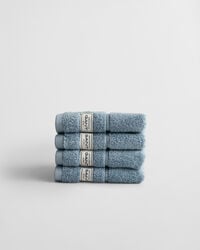 confezione da 4 asciugamani premium 30x30 - onde