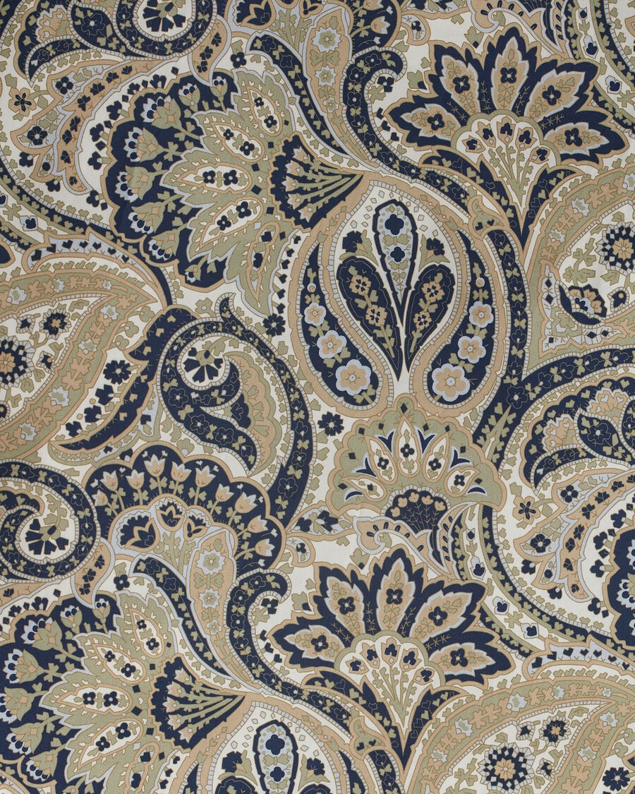 piumino matrimoniale con stampa paisley archive - faded sage
