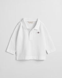 baby shield piqué rugger - bianco