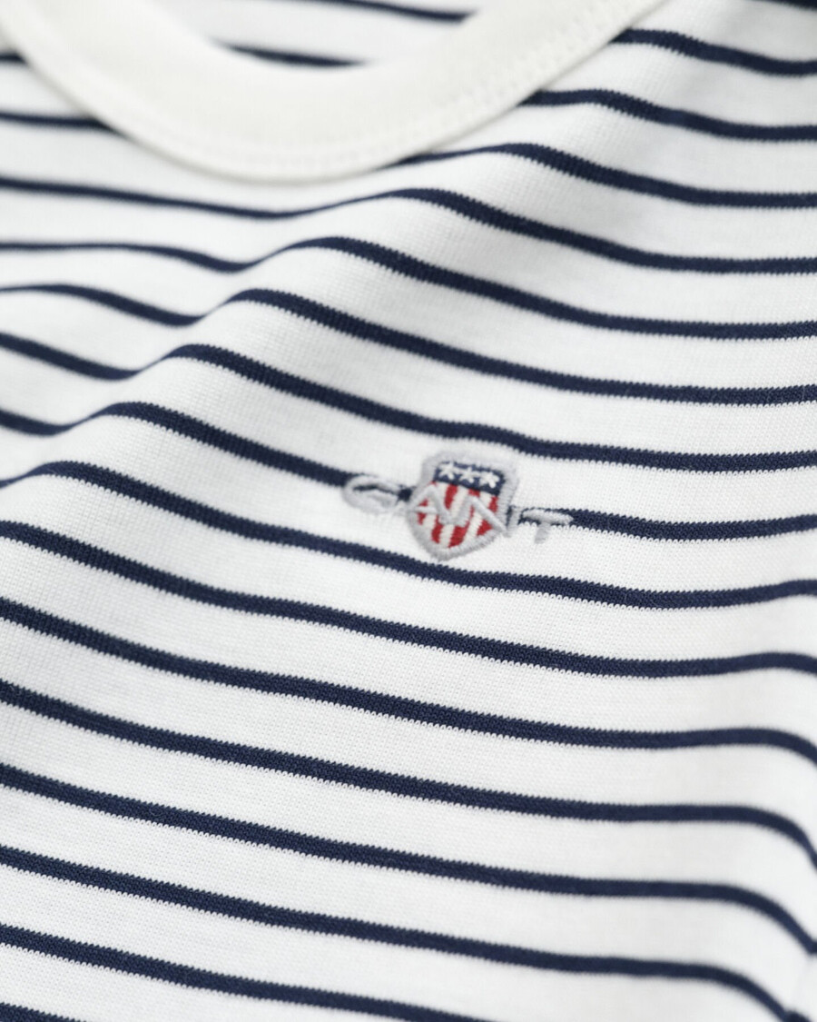 body a righe per neonati - bianco
