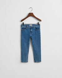 jeans slim fit per bambini - blu medio