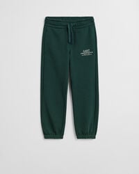 pantaloni della tuta con grafica per bambini - verde tartan