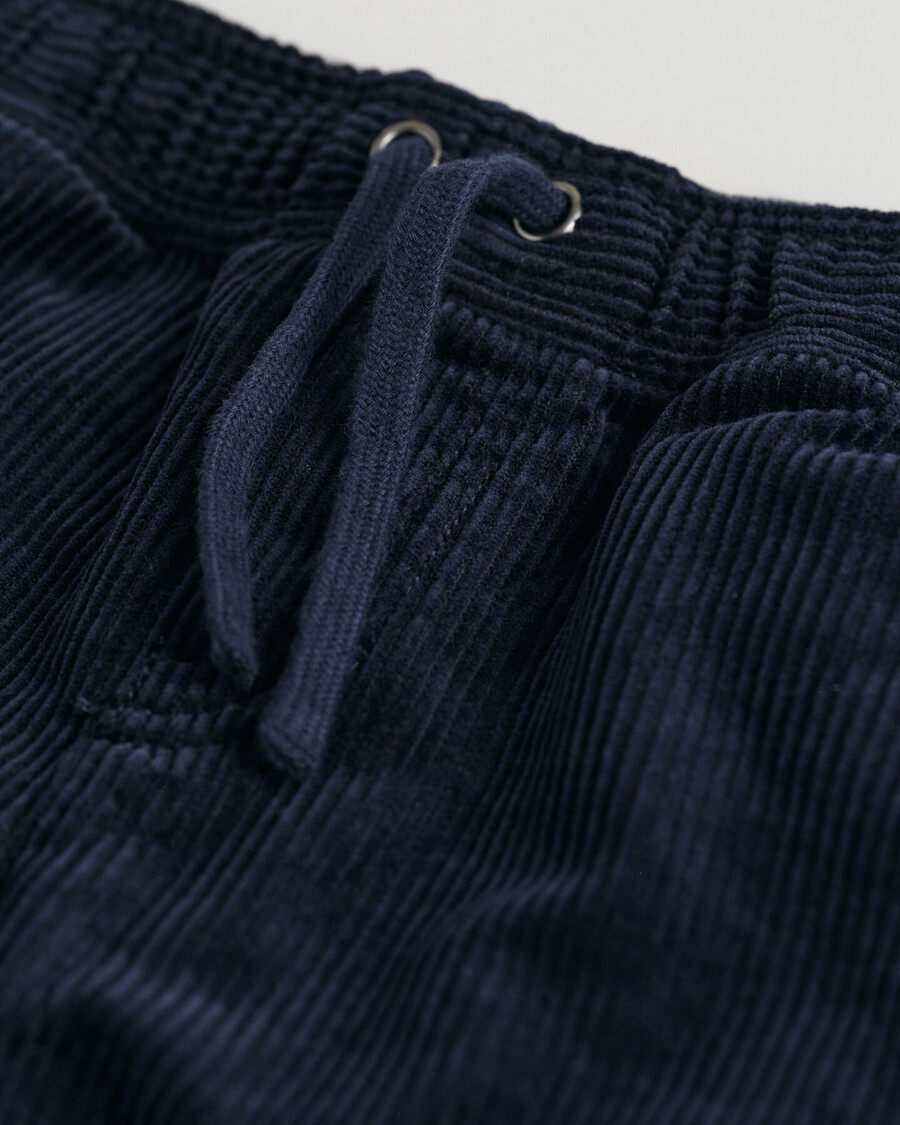 pantaloni in velluto a coste per bambini - blu sera