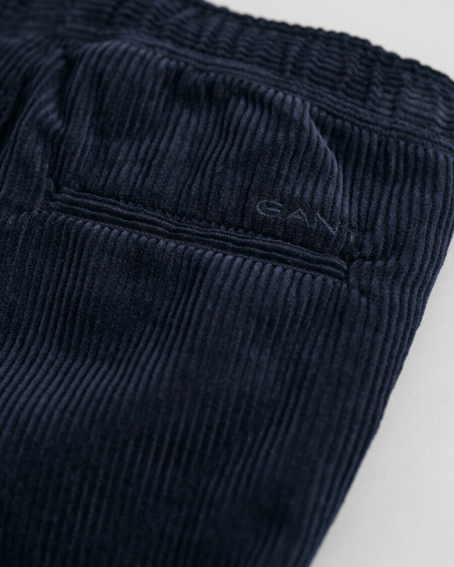 pantaloni in velluto a coste per bambini - blu sera