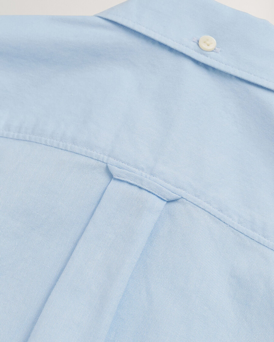 camicia oxford kids shield - capri blue