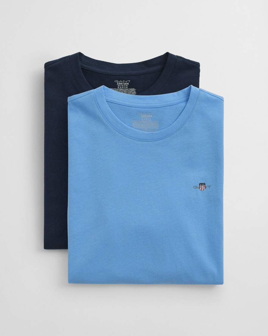 confezione da 2 magliette girocollo per adolescenti - dream blue