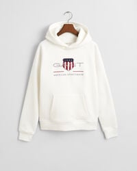 felpa con cappuccio teens archive shield - guscio duovo