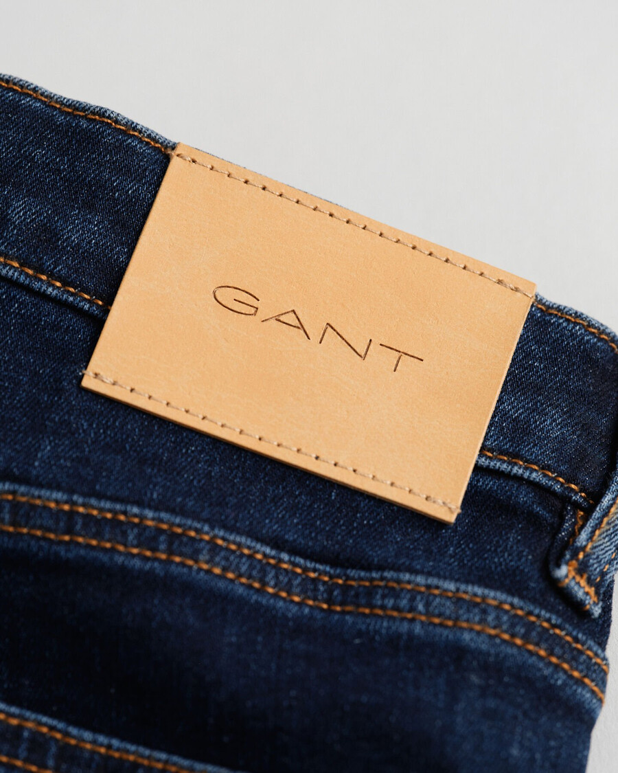 jeans slim fit per ragazzi adolescenti - blu scuro