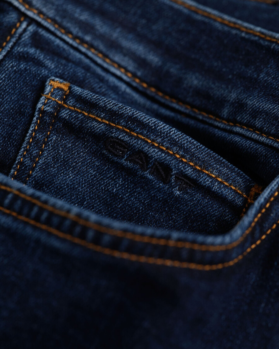 jeans slim fit per ragazzi adolescenti - blu scuro
