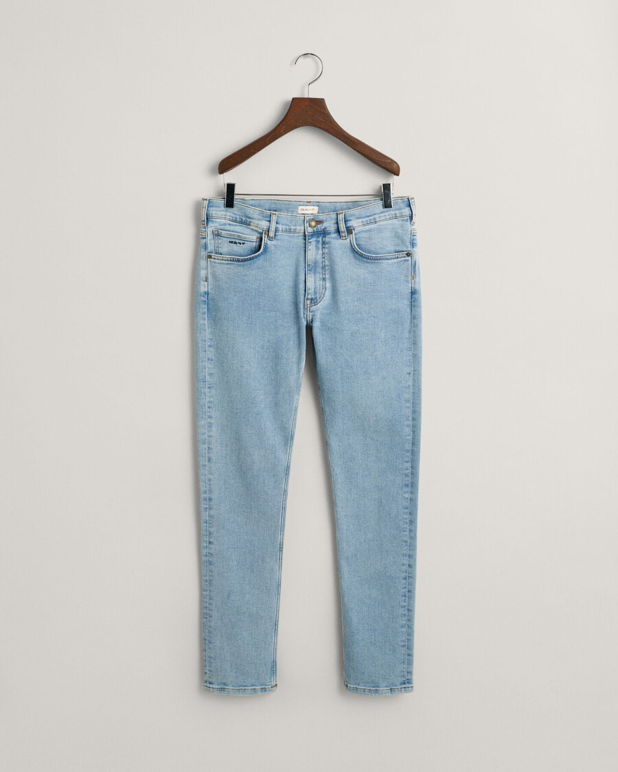 jeans slim fit per ragazzi adolescenti - azzurro chiaro