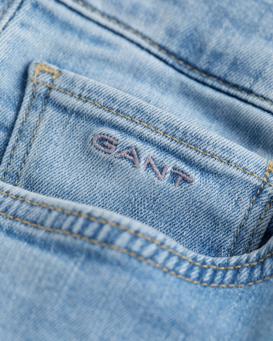 jeans slim fit per ragazzi adolescenti - azzurro chiaro