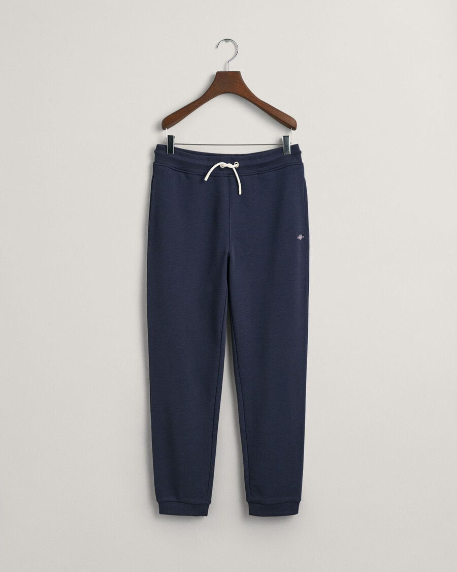 pantaloni della tuta da ragazzo con scudo - blu sera