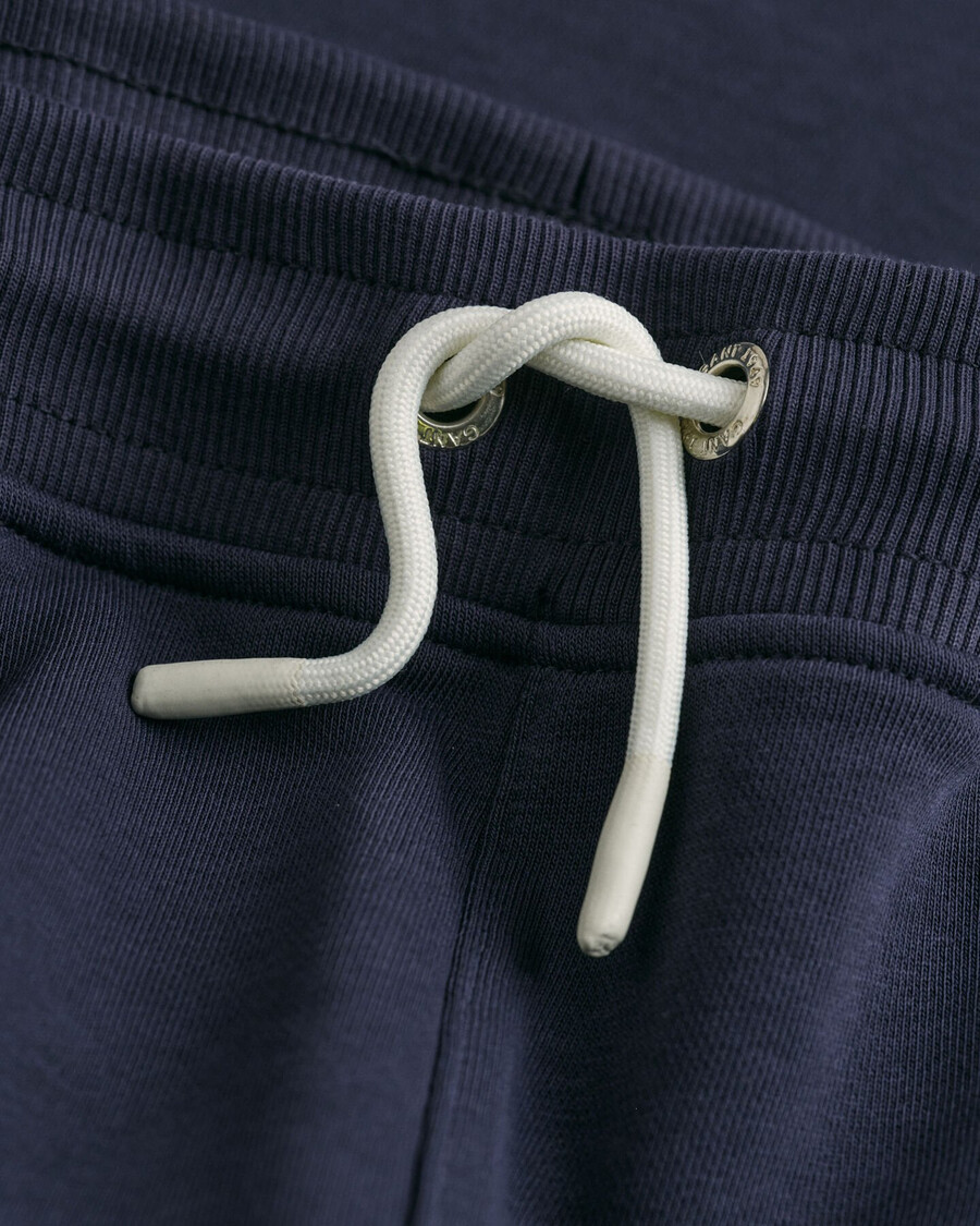 pantaloni della tuta da ragazzo con scudo - blu sera