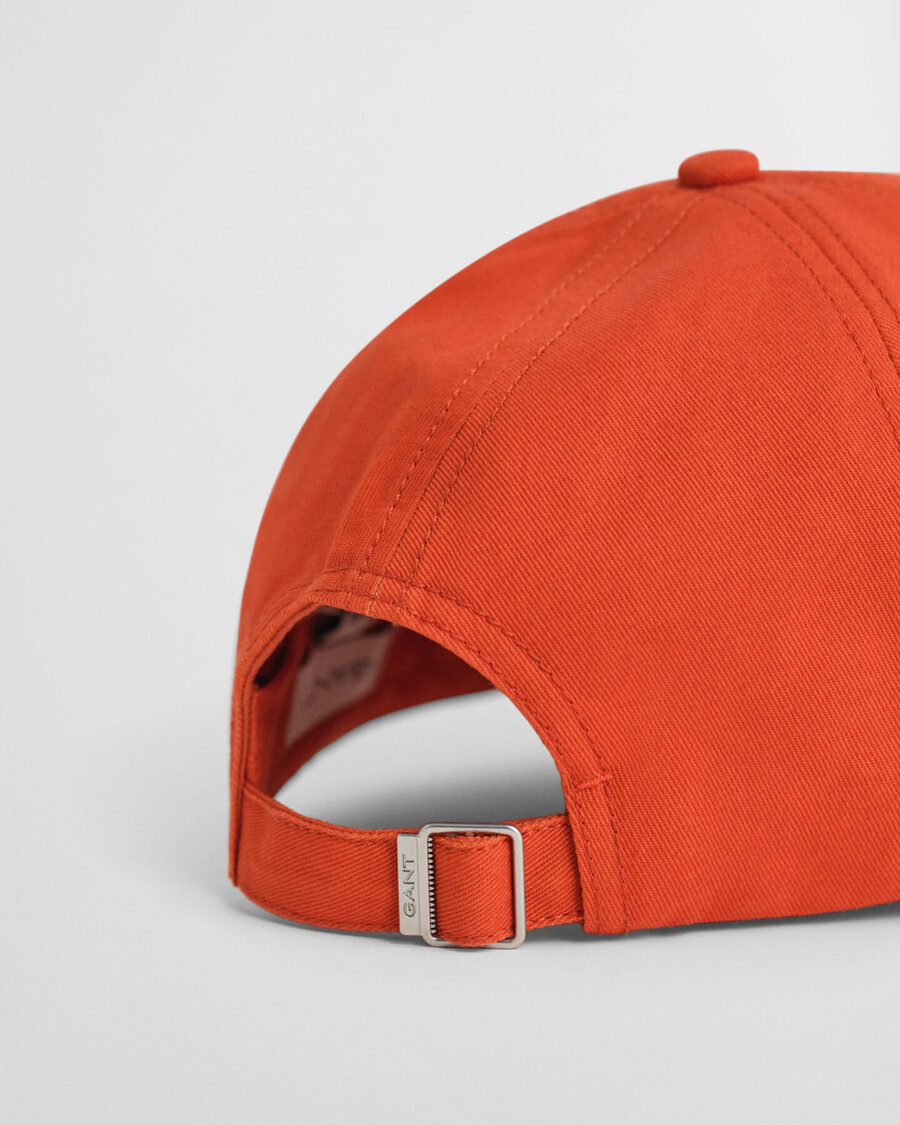 cappellino in cotone con grafica per adolescenti - arancione intenso