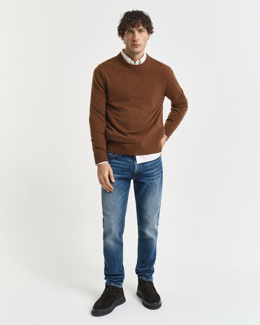 jeans slim fit - blu medio vintage