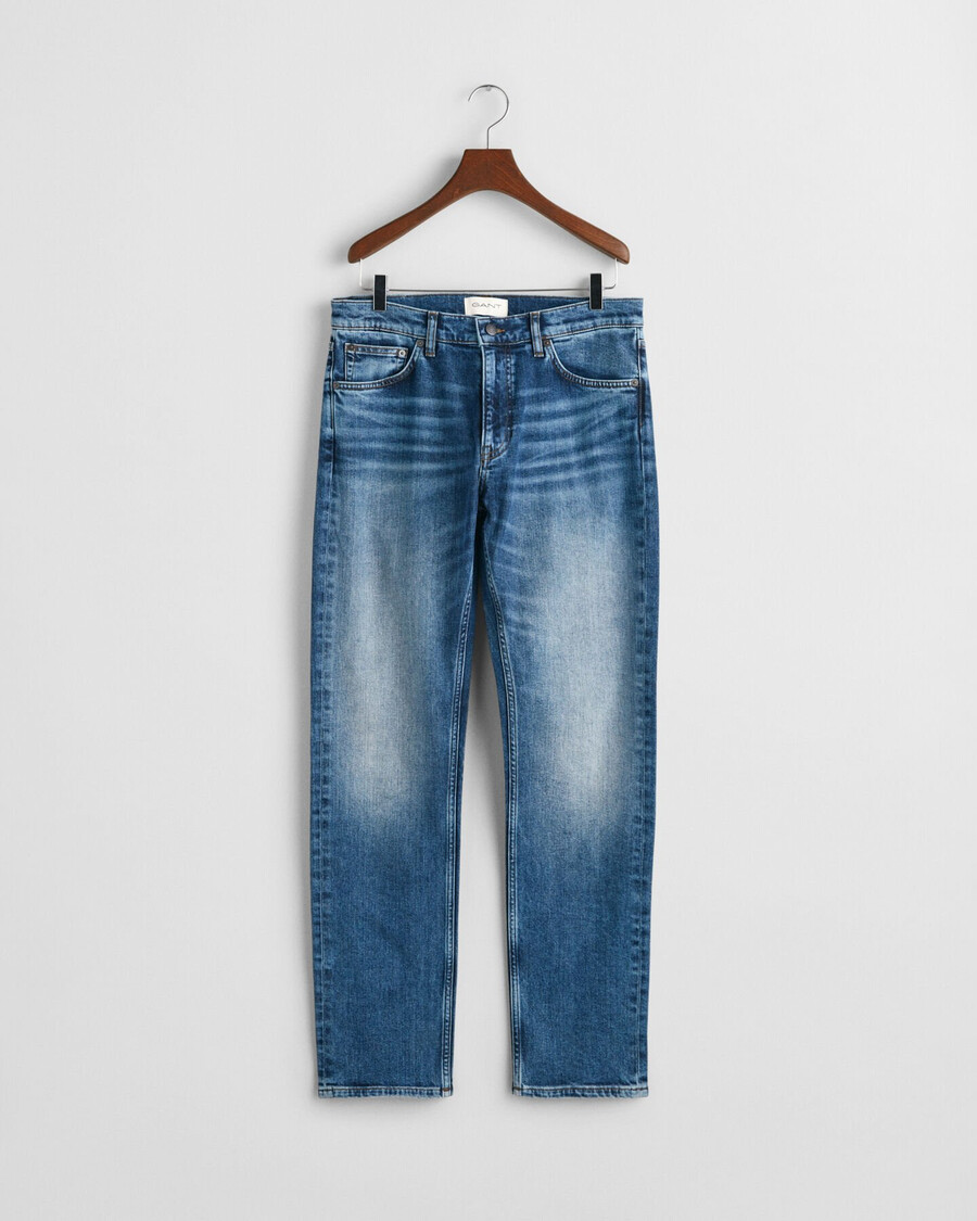 jeans slim fit - blu medio vintage