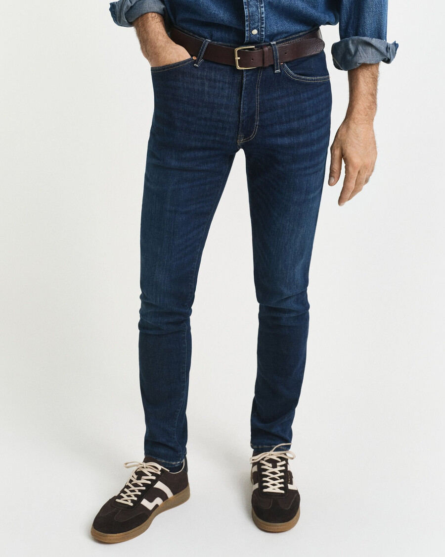 jeans active recover extra slim fit - blu scuro consumato