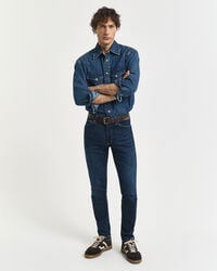 jeans active recover extra slim fit - blu scuro consumato