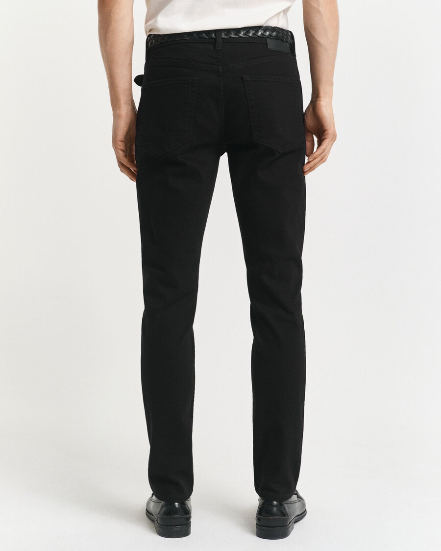 jeans neri slim fit stay - nero