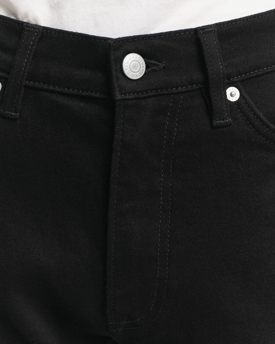 jeans neri slim fit stay - nero