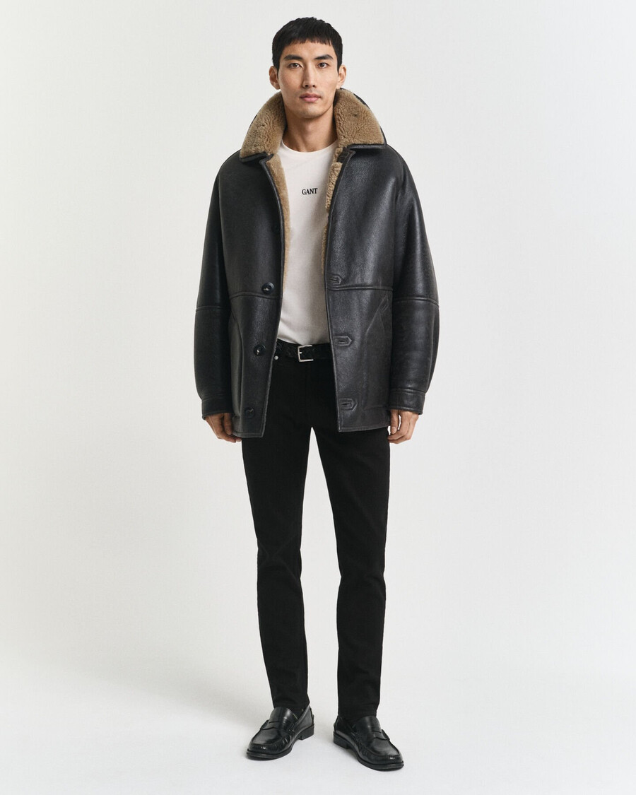 jeans neri slim fit stay - nero