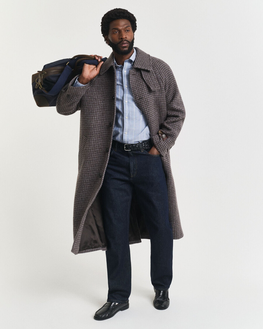 jeans straight fit - blu scuro grezzo