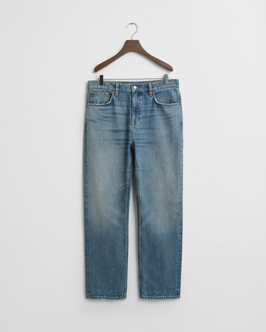 jeans straight fit - blu semi chiaro vintage