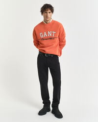 jeans in twill morbido dalla vestibilità regolare - nero