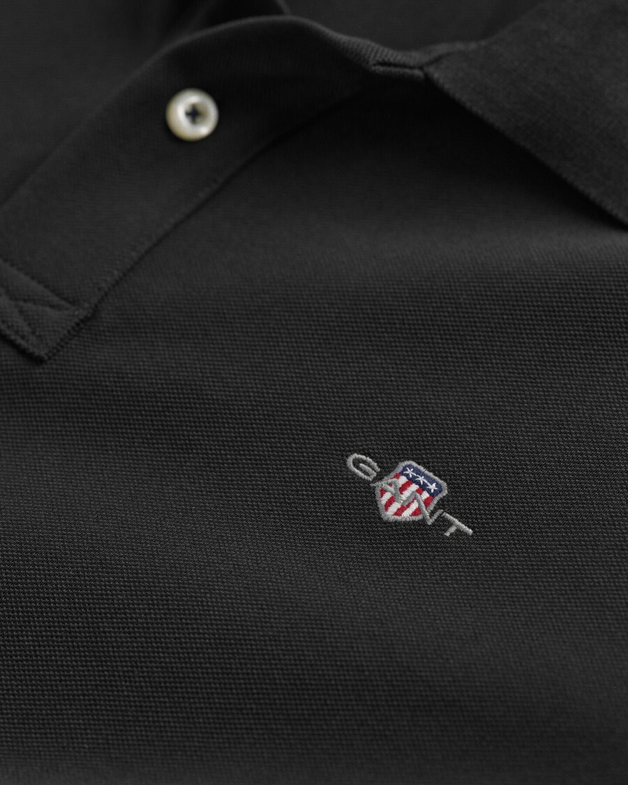 shield piqué rugger - nero