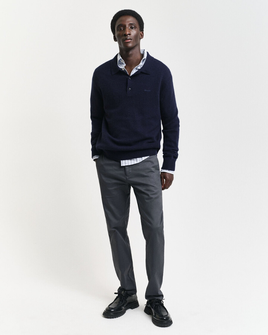 pantaloni chino slim fit - antracite
