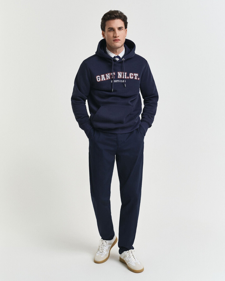 pantaloni chino regular fit - blu marino