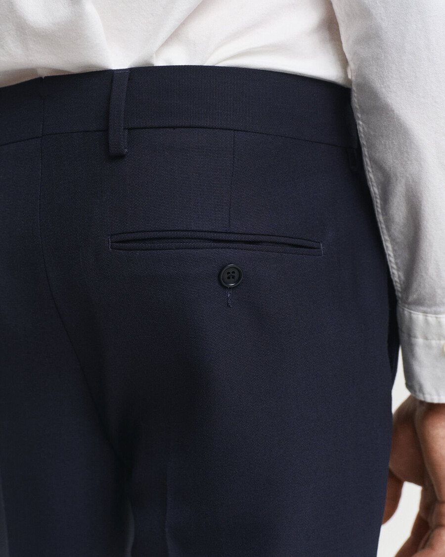 pantaloni da abito slim fit da club - blu sera