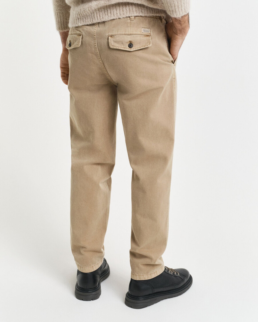 pantaloni chino affusolati regular fit surplus - grigio talpa chiaro