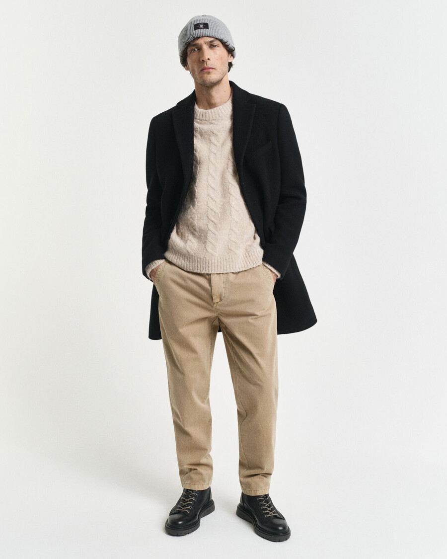pantaloni chino affusolati regular fit surplus - grigio talpa chiaro