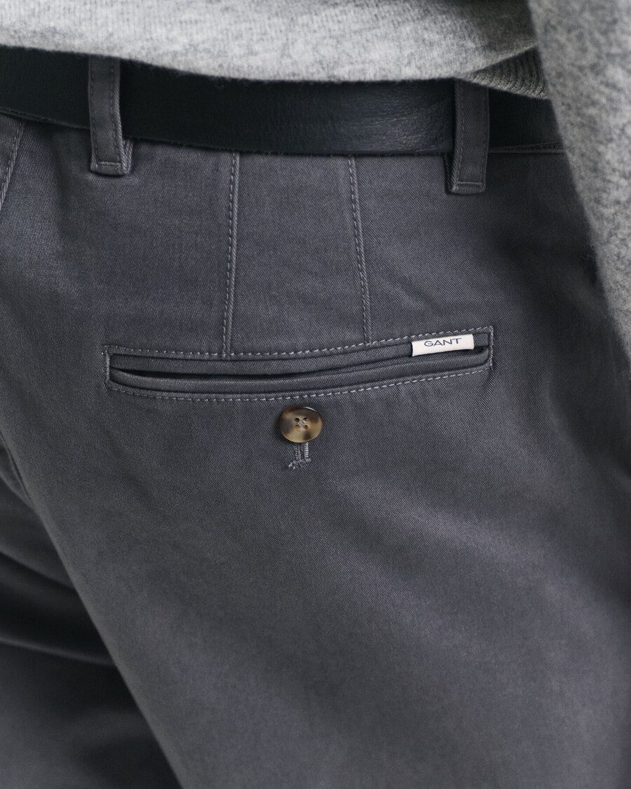 pantaloni chino super comodi dalla vestibilità regolare - antracite