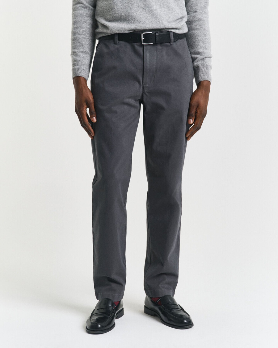 pantaloni chino super comodi dalla vestibilità regolare - antracite