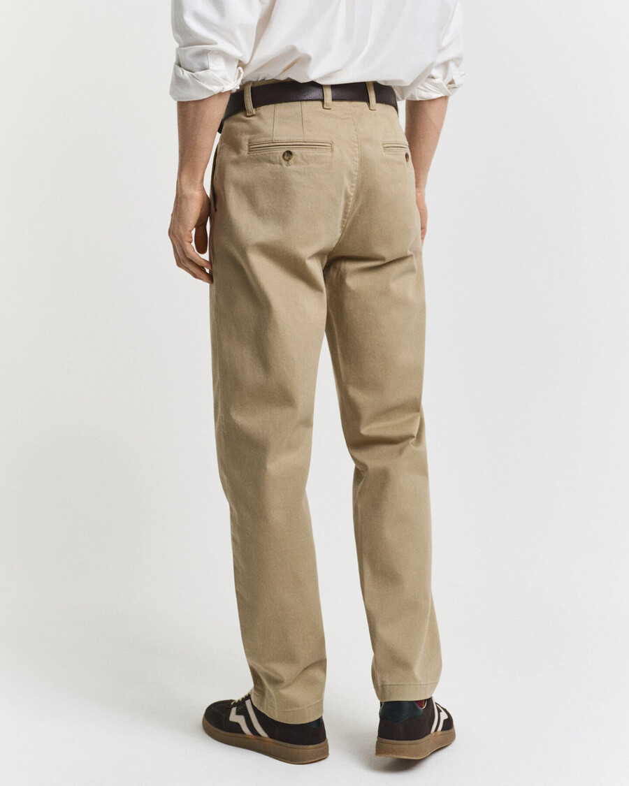 pantaloni chino super comodi dalla vestibilità regolare - cachi scuro