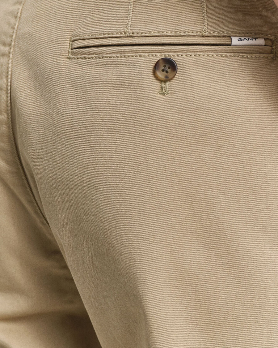pantaloni chino super comodi dalla vestibilità regolare - cachi scuro