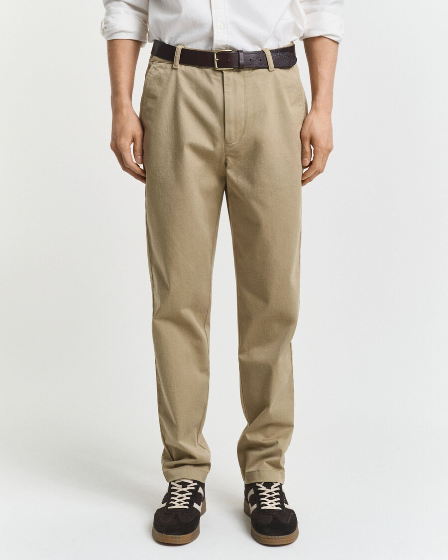 pantaloni chino super comodi dalla vestibilità regolare - cachi scuro