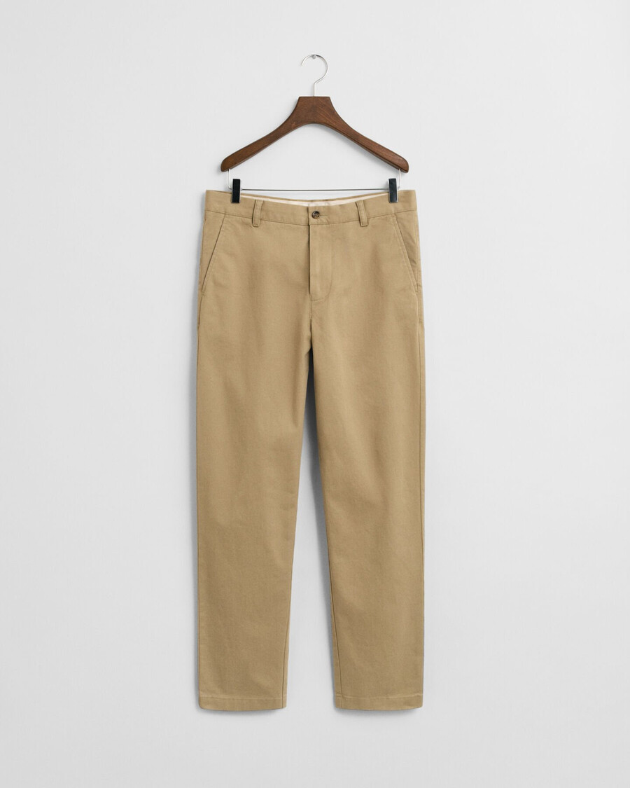 pantaloni chino super comodi dalla vestibilità regolare - cachi scuro