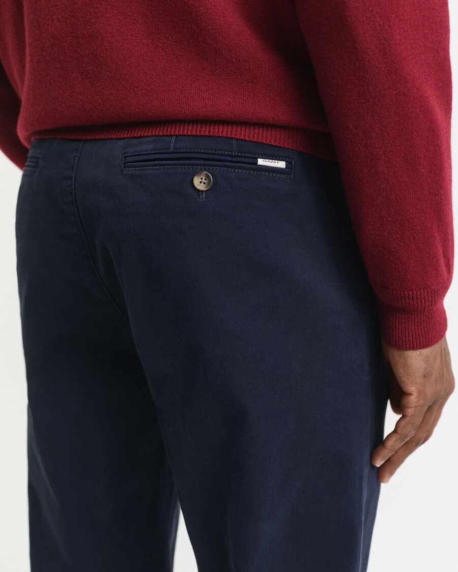 pantaloni chino super comodi dalla vestibilità regolare - blu sera