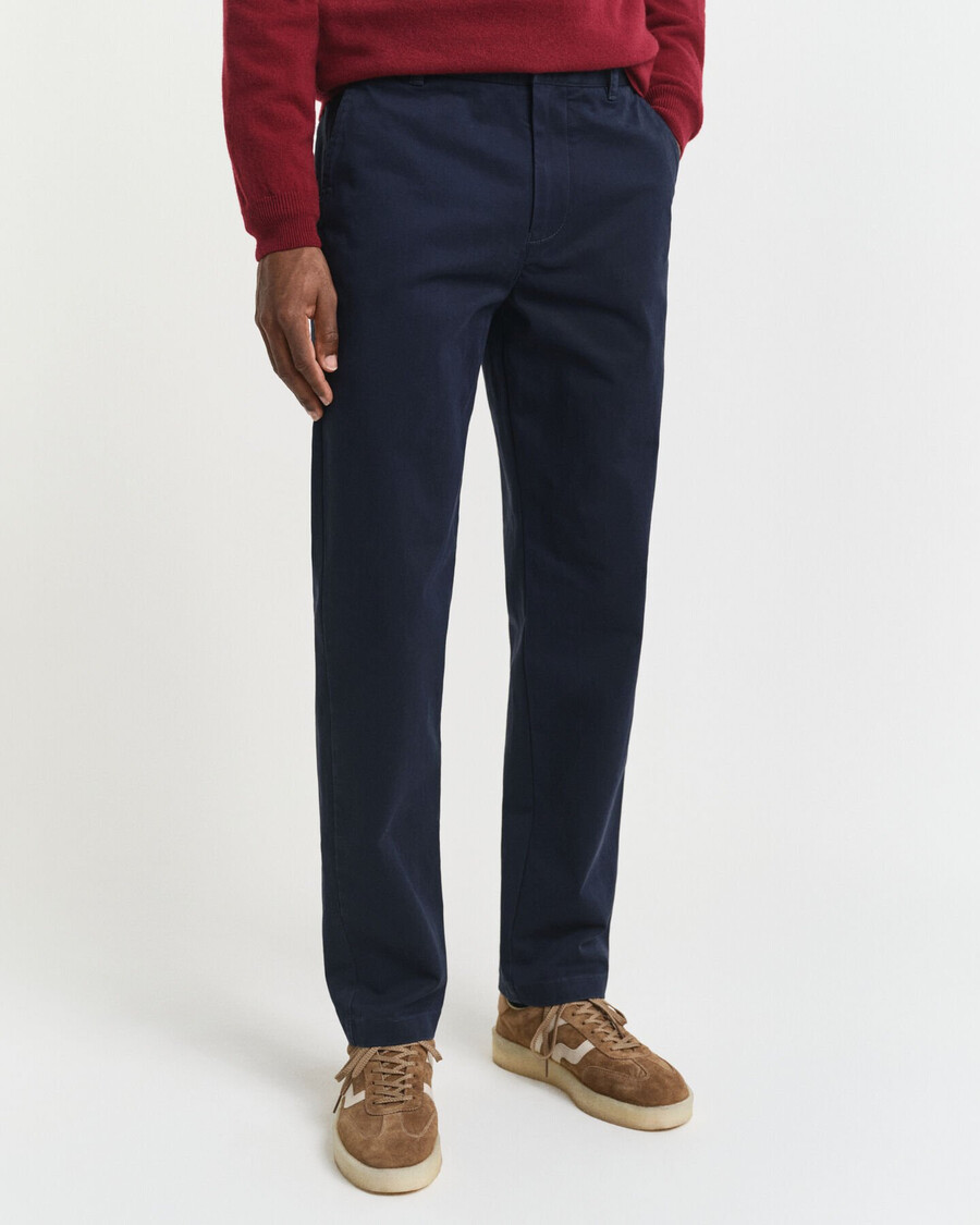 pantaloni chino super comodi dalla vestibilità regolare - blu sera