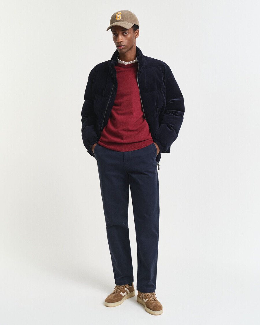 pantaloni chino super comodi dalla vestibilità regolare - blu sera