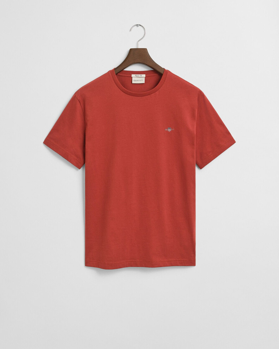 t-shirt con scudo dalla vestibilità regolare - modern rust