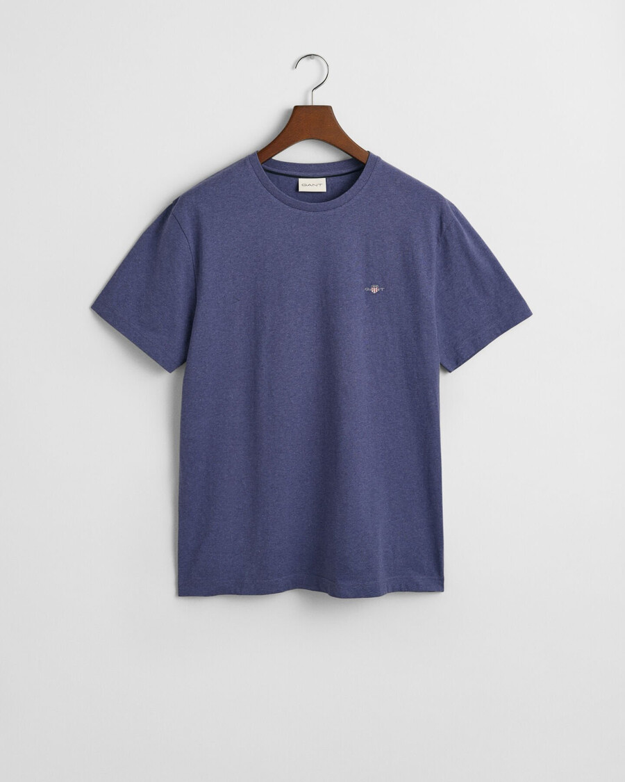 t-shirt con stampa scudo vestibilità regolare - dk jeansblue melange