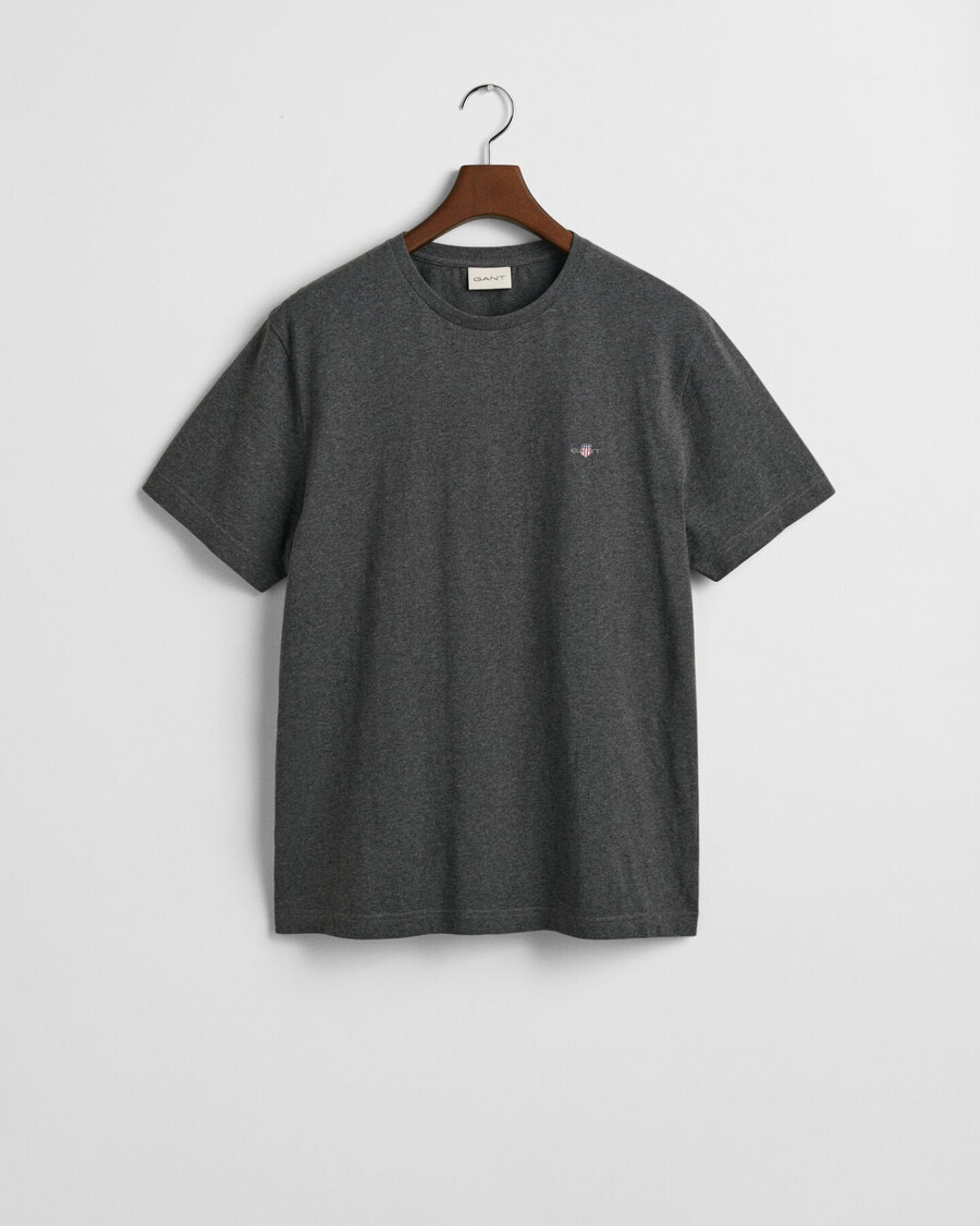 t-shirt regular fit shield - antracite melange