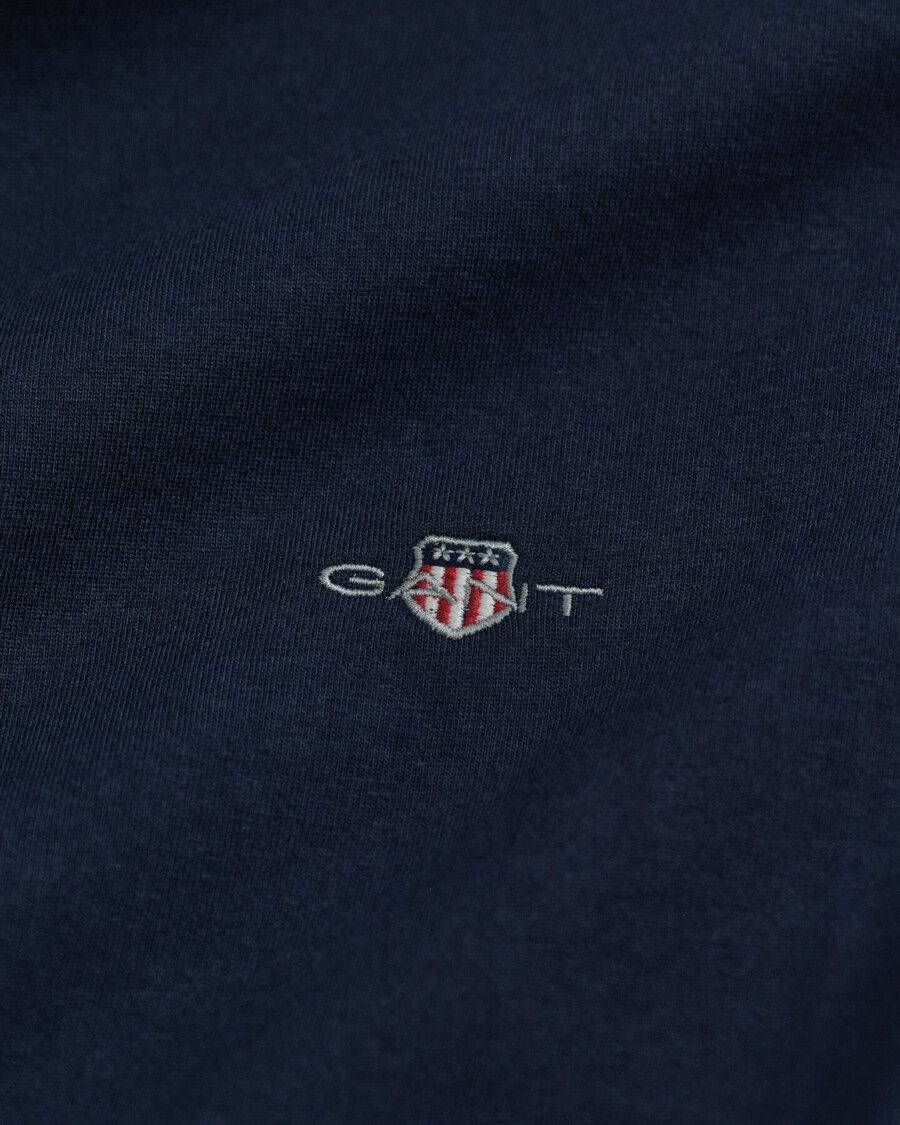 maglietta a maniche lunghe shield - blu sera