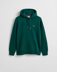felpa con cappuccio shield - verde foresta intenso
