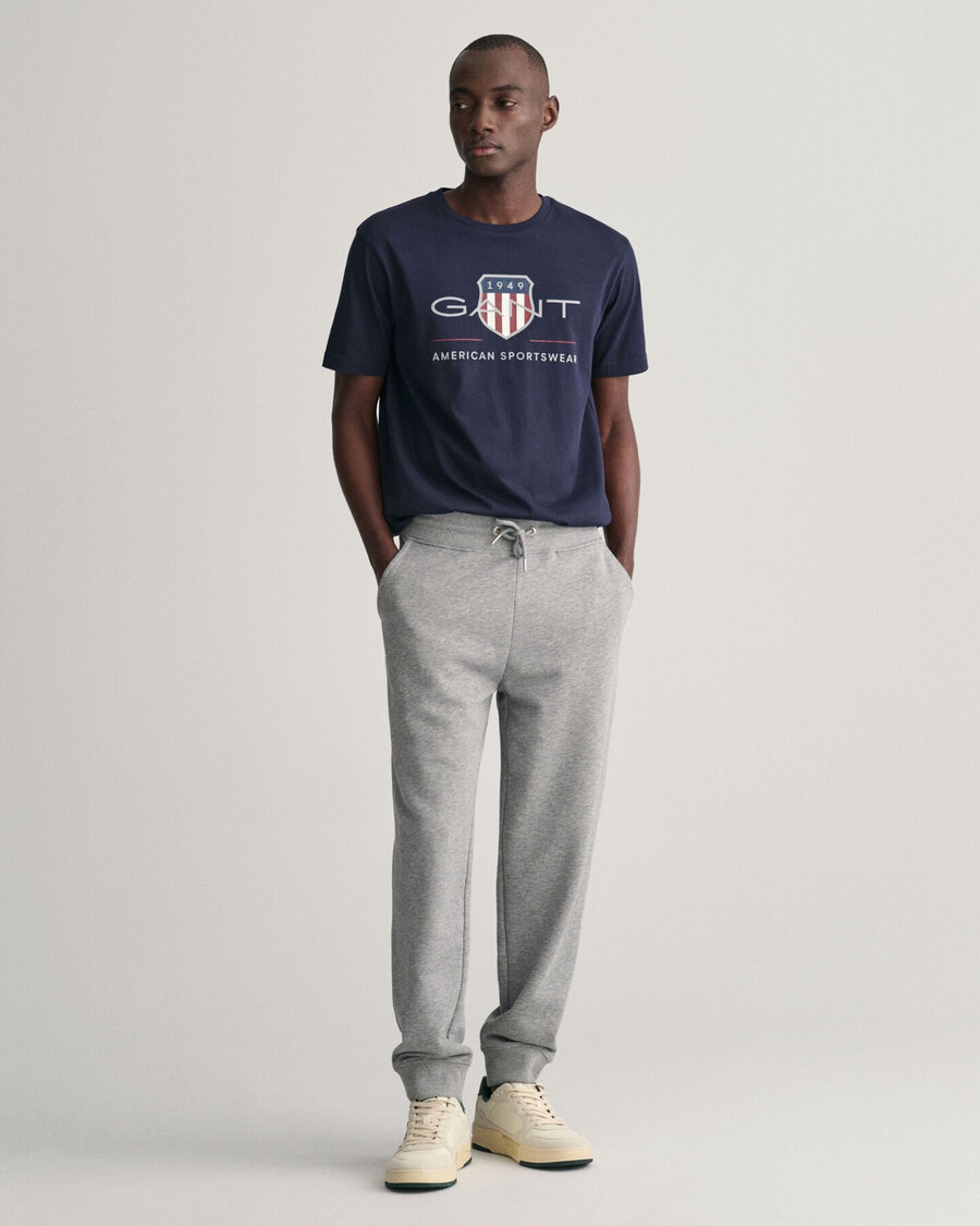 pantaloni della tuta shield - grigio melange