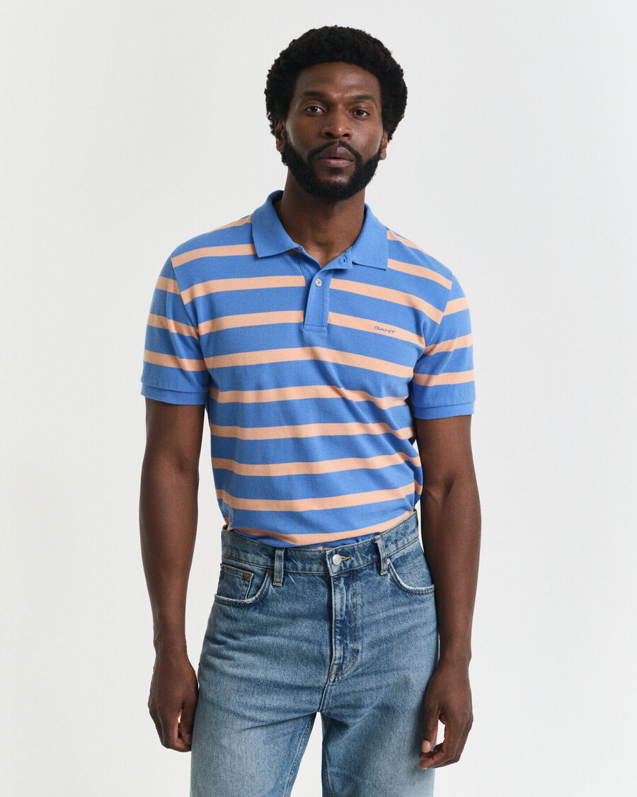 polo a righe - blu perfetto
